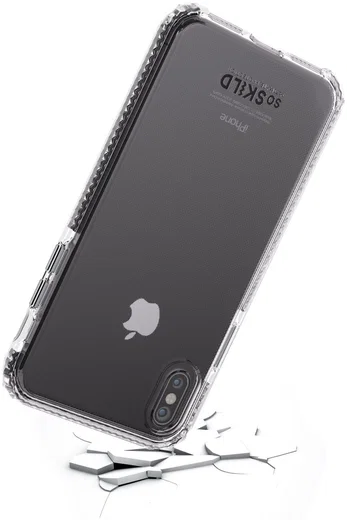 SoSkild iPhone XS / X Transparant Hoesje Defend Heavy Impact Backcover afbeelding 2