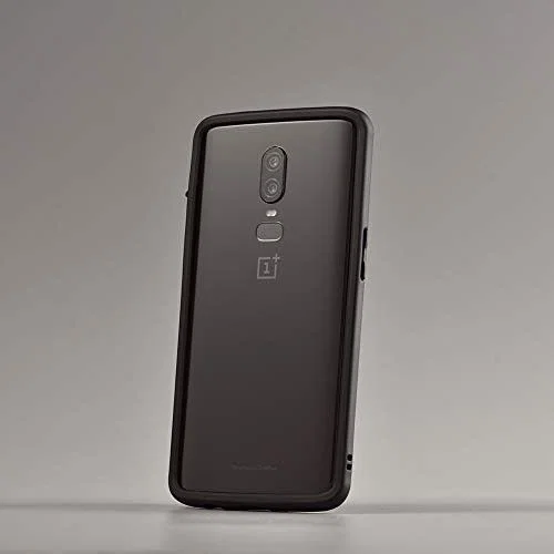 OnePlus 6 Backcover Hoesje Zwart afbeelding 2