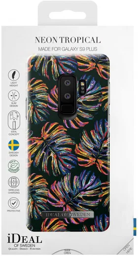 iDeal of Sweden Samsung Galaxy S9 Plus Fashion Hoesje Neon Tropical afbeelding 2
