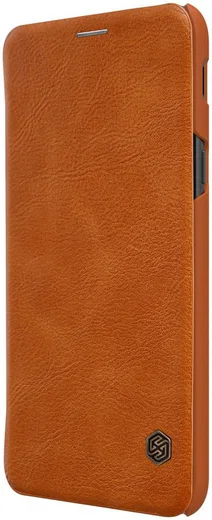 Nillkin Qin Series Flip Hoesje Samsung Galaxy A6 Bruin afbeelding 2