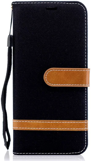 Samsung Galaxy A6 Portemonnee Hoesje Zwart afbeelding 1