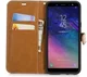Samsung Galaxy A6 Portemonnee Hoesje Zwart afbeelding 2