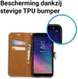 Samsung Galaxy A6 Portemonnee Hoesje Zwart afbeelding 3