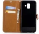 Samsung Galaxy A6 Portemonnee Hoesje Zwart afbeelding 7
