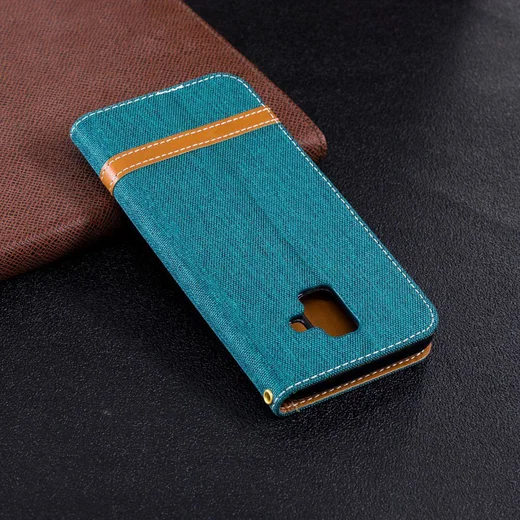 Samsung Galaxy A6 Portemonnee Hoesje Groen afbeelding 14