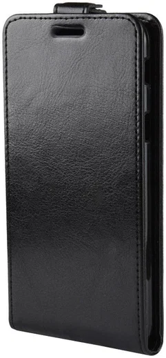 Samsung Galaxy A6 Verticaal Flip Hoesje Zwart afbeelding 1