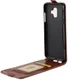 Samsung Galaxy A6 Verticaal Flip Hoesje Bruin afbeelding 9