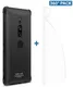 IMAK Sony Xperia XZ2 Premium Hoesje met Screenprotector Metaal Zwart afbeelding 1