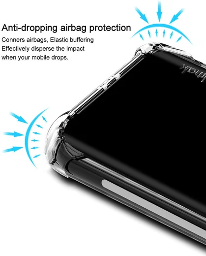 IMAK Sony Xperia XZ2 Premium Hoesje met Screenprotector Metaal Zwart afbeelding 3