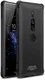 IMAK Sony Xperia XZ2 Premium Hoesje met Screenprotector Metaal Zwart afbeelding 2