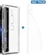 IMAK Sony Xperia XZ2 Premium Hoesje met Screenprotector Transparant afbeelding 1