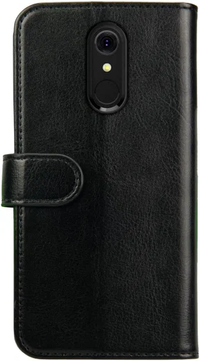 Rosso Element LG Q7 Hoesje Book Cover Zwart afbeelding 2