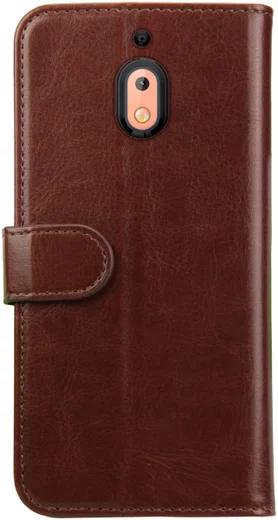 Rosso Element Nokia 2.1 Hoesje Book Cover Bruin afbeelding 4