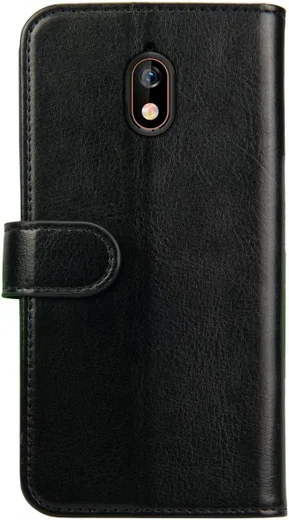 Rosso Element Nokia 3.1 Hoesje Book Cover Zwart afbeelding 2