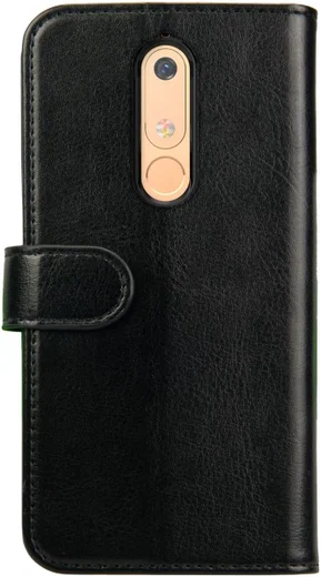 Rosso Element Nokia 5.1 Hoesje Book Cover Zwart afbeelding 2