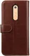 Rosso Element Nokia 5.1 Hoesje Book Cover Bruin afbeelding 5