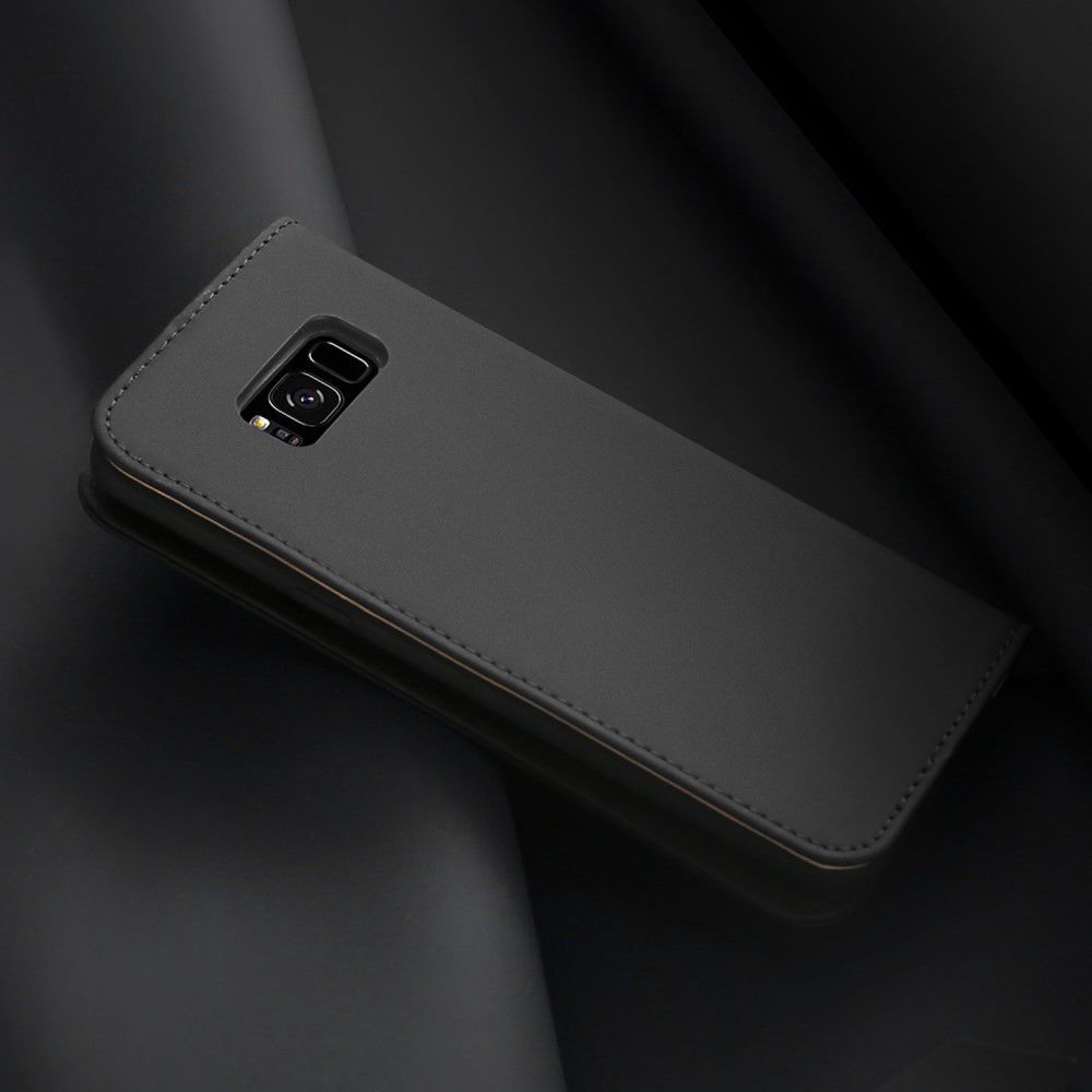 Dux Ducis Luxe Book Case Samsung Galaxy S8 Hoesje Echt Leer Zwart afbeelding 8