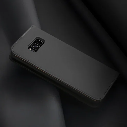 Dux Ducis Luxe Book Case Samsung Galaxy S8 Hoesje Echt Leer Zwart afbeelding 8