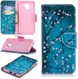 Samsung Galaxy J6 (2018) Lederen Portemonnee Hoesje Pink Flowers afbeelding 5