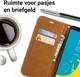 Samsung Galaxy J6 (2018) Jeans Portemonnee Hoesje Zwart afbeelding 3