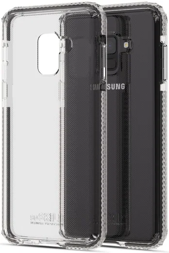 SoSkild Galaxy A8 2018 Transparant Hoesje Defend Impact Backcover afbeelding 3