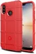 Huawei P20 Lite Anti-Shock Hybride Hoesje Rood afbeelding 1