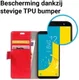 Samsung Galaxy J6 (2018) Crazy Horse Portemonnee Hoesje Rood afbeelding 5