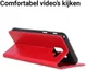 Samsung Galaxy J6 (2018) Crazy Horse Portemonnee Hoesje Rood afbeelding 6