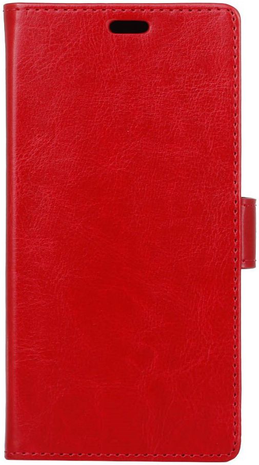 Samsung Galaxy J6 (2018) Crazy Horse Portemonnee Hoesje Rood afbeelding 1