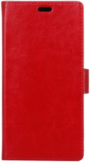 Samsung Galaxy J6 (2018) Crazy Horse Portemonnee Hoesje Rood afbeelding 1