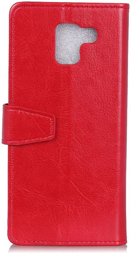 Samsung Galaxy J6 (2018) Crazy Horse Portemonnee Hoesje Rood afbeelding 8