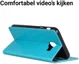 Samsung Galaxy J6 (2018) Crazy Horse Portemonnee Hoesje Blauw afbeelding 5