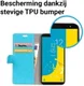 Samsung Galaxy J6 (2018) Crazy Horse Portemonnee Hoesje Blauw afbeelding 6
