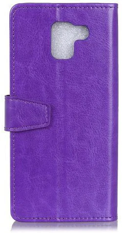Samsung Galaxy J6 (2018) Crazy Horse Portemonnee Hoesje Paars afbeelding 8