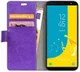 Samsung Galaxy J6 (2018) Crazy Horse Portemonnee Hoesje Paars afbeelding 2