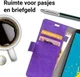 Samsung Galaxy J6 (2018) Crazy Horse Portemonnee Hoesje Paars afbeelding 4