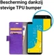 Samsung Galaxy J6 (2018) Crazy Horse Portemonnee Hoesje Paars afbeelding 5