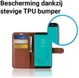 Samsung Galaxy J6 (2018) Litchi Skin Leren Portemonnee Hoesje Bruin afbeelding 5