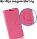 Samsung Galaxy J6 (2018) Litchi Skin Leren Portemonnee Hoesje Roze afbeelding 4
