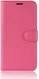 Samsung Galaxy J6 (2018) Litchi Skin Leren Portemonnee Hoesje Roze afbeelding 1