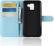 Samsung Galaxy J6 (2018) Litchi Skin Leren Portemonnee Hoesje Blauw afbeelding 9