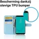 Samsung Galaxy J6 (2018) Litchi Skin Leren Portemonnee Hoesje Blauw afbeelding 5