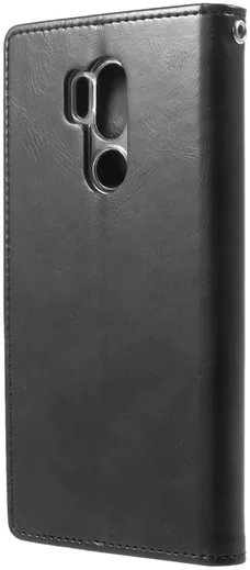 LG G7 Blue Moon Portemonnee Hoesje Zwart afbeelding 6