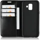 Samsung Galaxy A6 Crazy Horse Leren Portemonnee Hoesje Zwart afbeelding 4