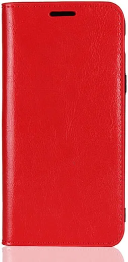 Samsung Galaxy A6 (2018) Crazy Horse Leren Portemonnee Hoesje Rood afbeelding 1