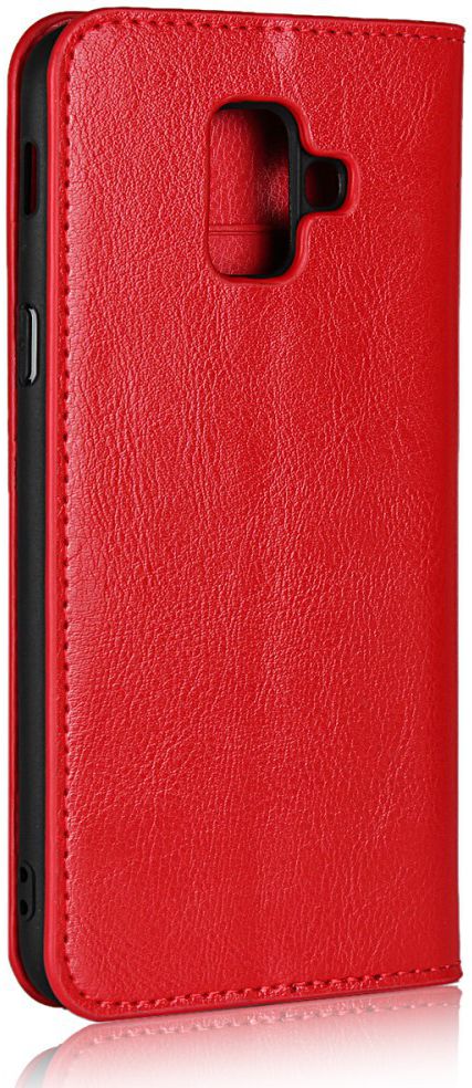 Samsung Galaxy A6 (2018) Crazy Horse Leren Portemonnee Hoesje Rood afbeelding 6