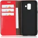 Samsung Galaxy A6 (2018) Crazy Horse Leren Portemonnee Hoesje Rood afbeelding 8