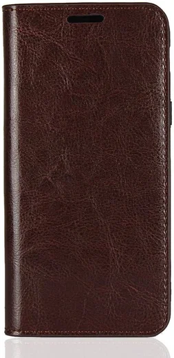 Samsung Galaxy A6 Crazy Horse Leren Portemonnee Hoesje Coffee afbeelding 9