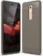 Nokia 5.1 Geborsteld TPU Hoesje Grijs afbeelding 1