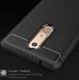 Nokia 5.1 Geborsteld TPU Hoesje Grijs afbeelding 8